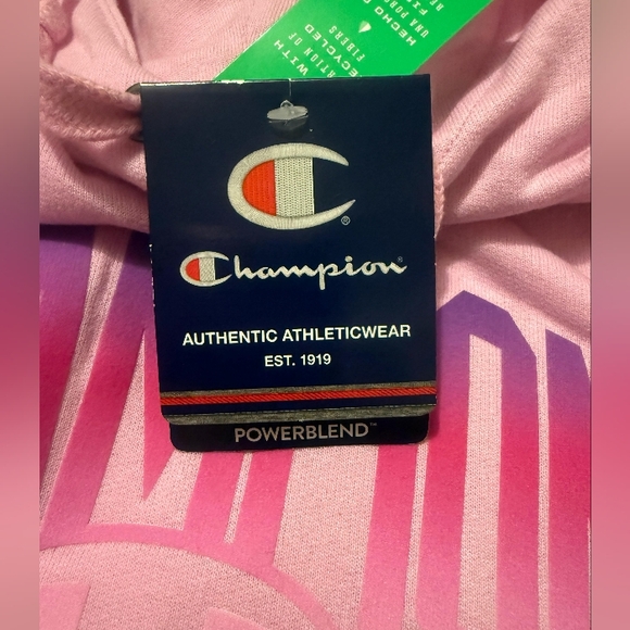 Champion Powerblend Pink Sweatshirt - Picture 4 of 6